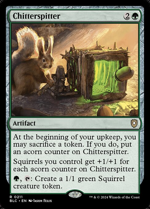 Chitterspitter (Bloomburrow Commander #211)