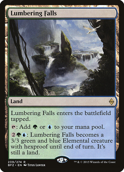 Lumbering Falls card image