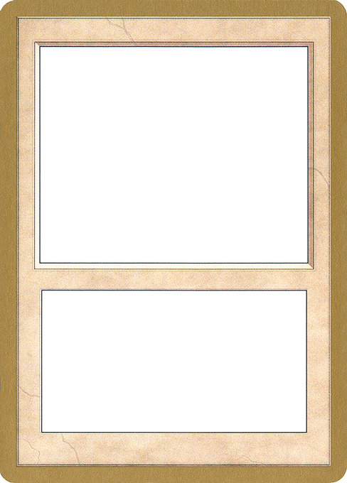 Blank Card (World Championship Decks 2002 #00)