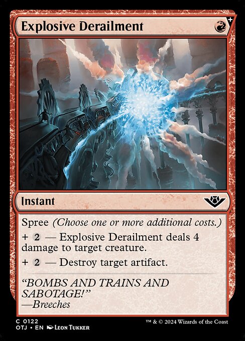 Explosive Derailment card image