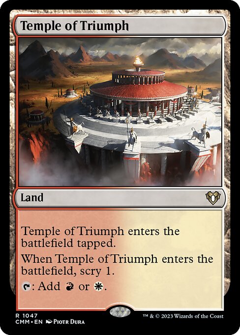 Temple of Triumph (Commander Masters #1047)