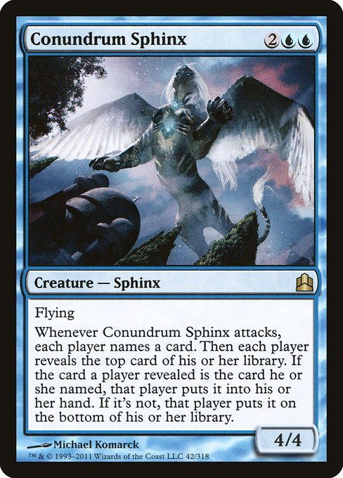 Conundrum Sphinx (Commander 2011 #42)