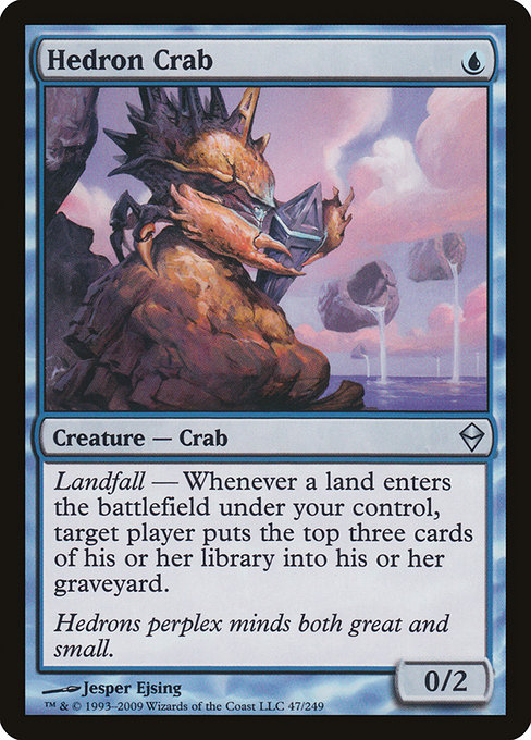 Hedron Crab (Zendikar #47)