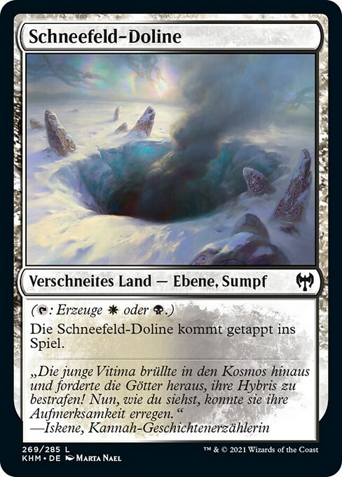 Snowfield Sinkhole (Kaldheim #269)