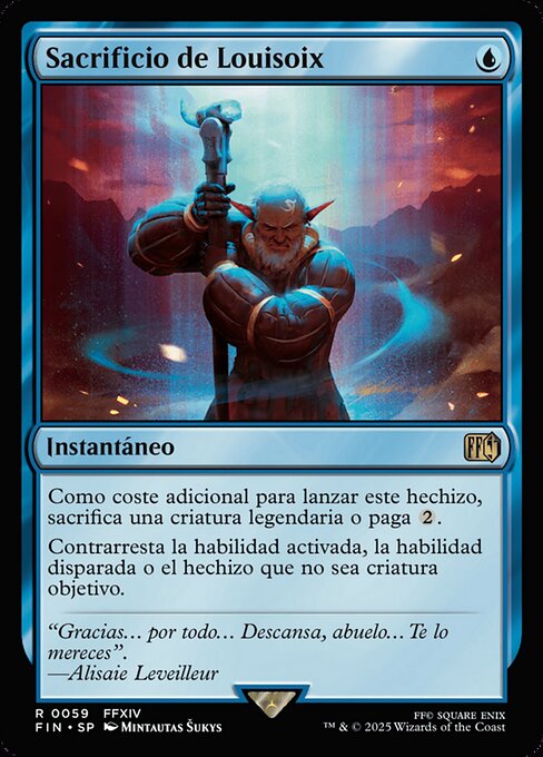 Sacrificio de Louisoix