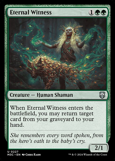 Eternal Witness (Modern Horizons 3 Commander #227)