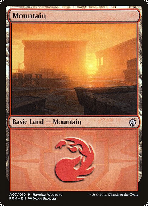 Mountain (GRN Ravnica Weekend #A07)