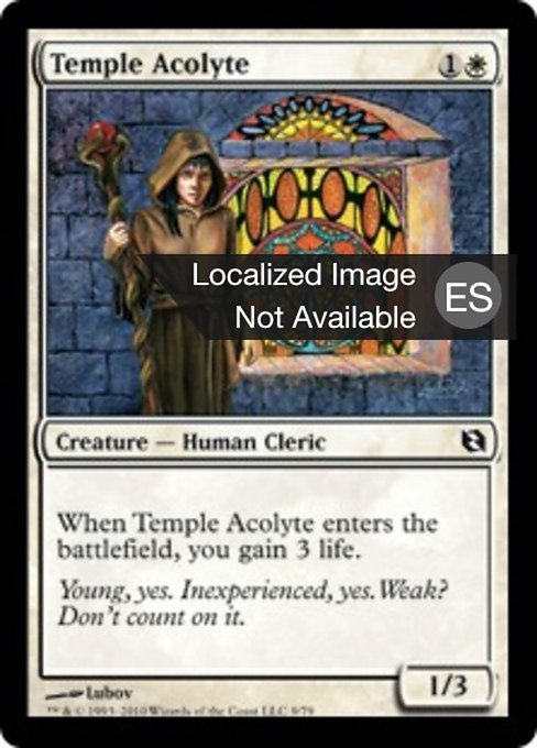 Temple Acolyte (Duel Decks: Elspeth vs. Tezzeret #9)