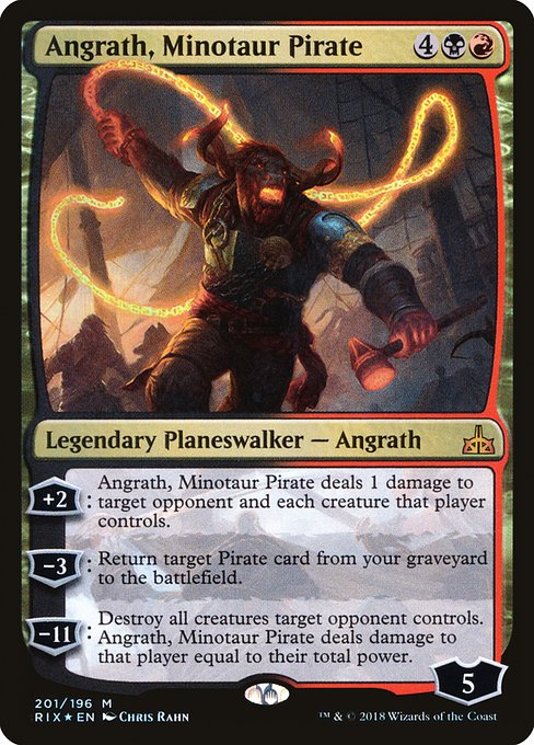 Angrath, Minotaur Pirate (Rivals of Ixalan #201)