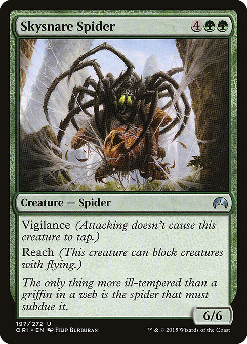 Araignée piégeuse céleste|Skysnare Spider