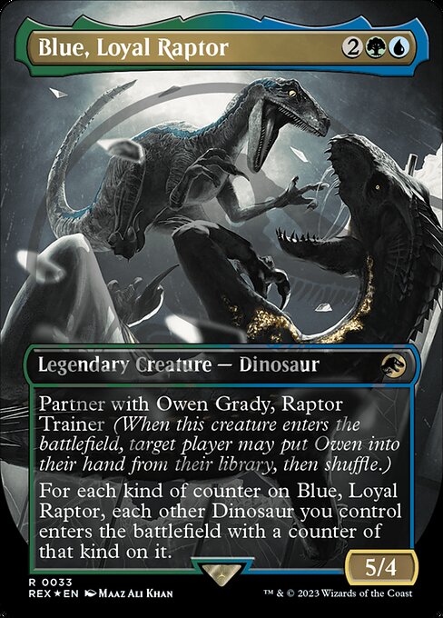 Blue, Loyal Raptor card image