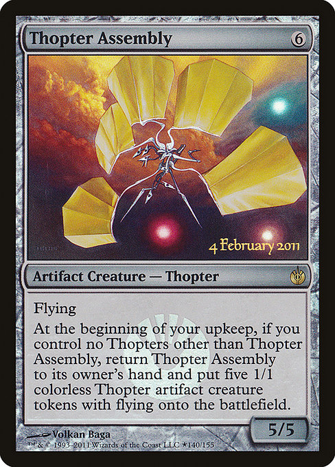 Thopter Assembly (Mirrodin Besieged Promos #140★)