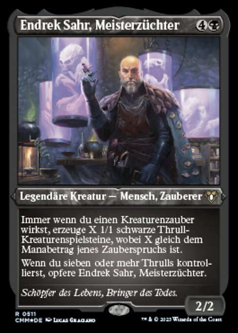Endrek Sahr, Master Breeder (Commander Masters #511)