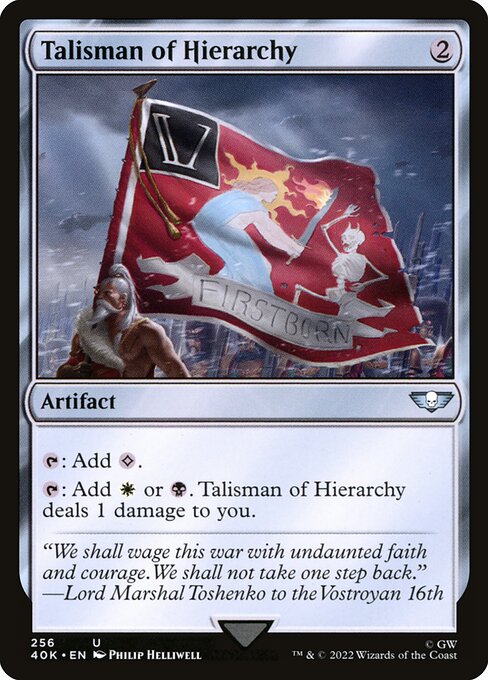 Talisman of Hierarchy (40K)