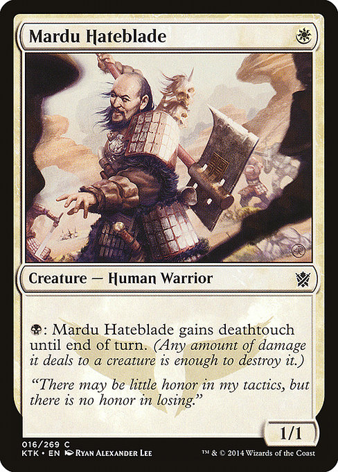 Mardu Hateblade (Khans of Tarkir #16)