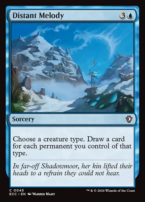 Distant Melody magic the gathering card art