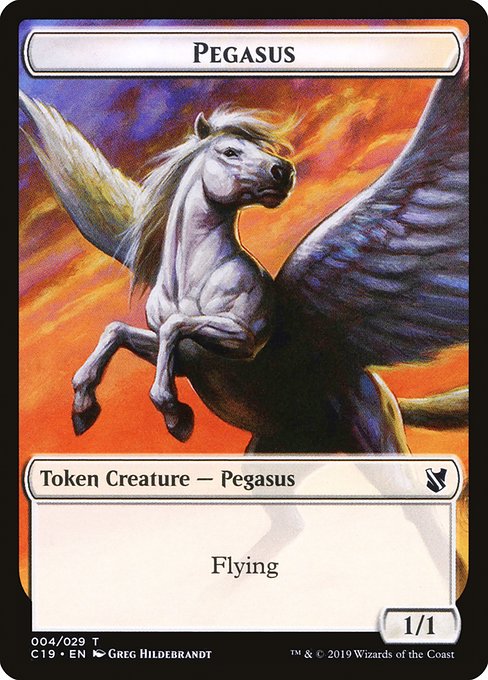 Pegasus (Commander 2019 Tokens #4)