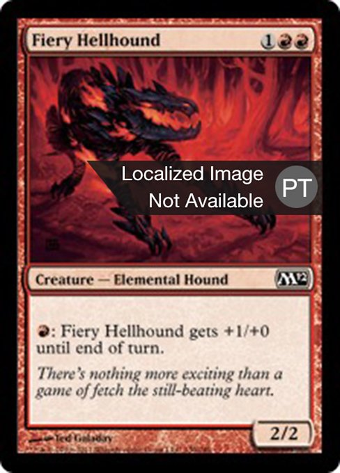 Fiery Hellhound (Magic 2012 #130)