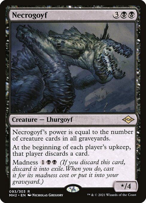 Necrogoyf (mh2) 93 Necrogoyf (mh2) 93