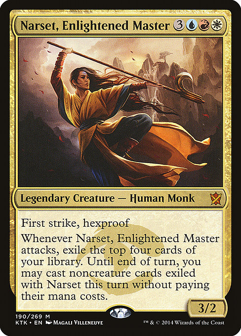 Narset, Enlightened Master (Khans of Tarkir #190)