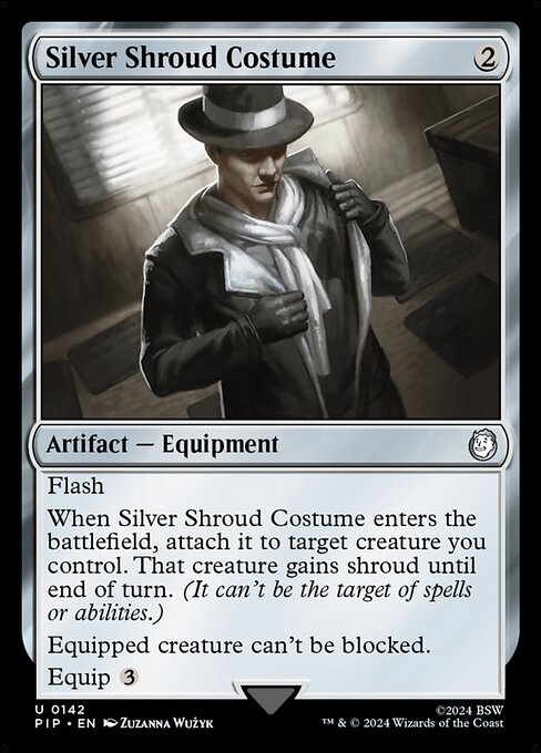 Silver Shroud Costume (Fallout #142)