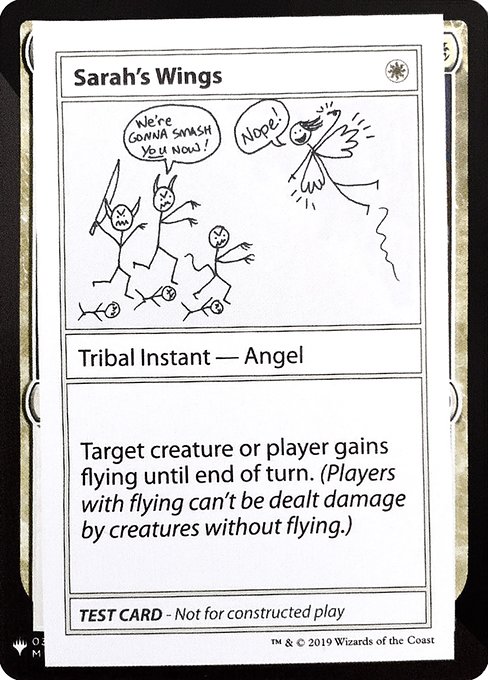 Sarah's Wings (Mystery Booster Playtest Cards 2019 #11)