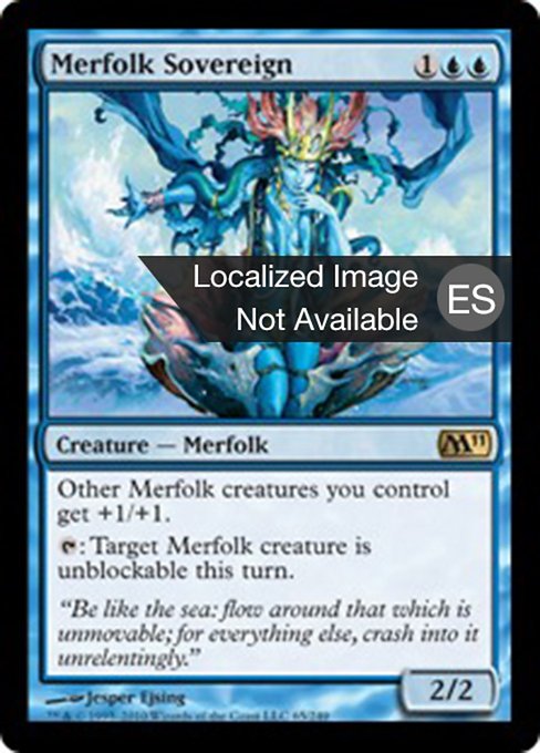 Merfolk Sovereign (Magic 2011 #65)
