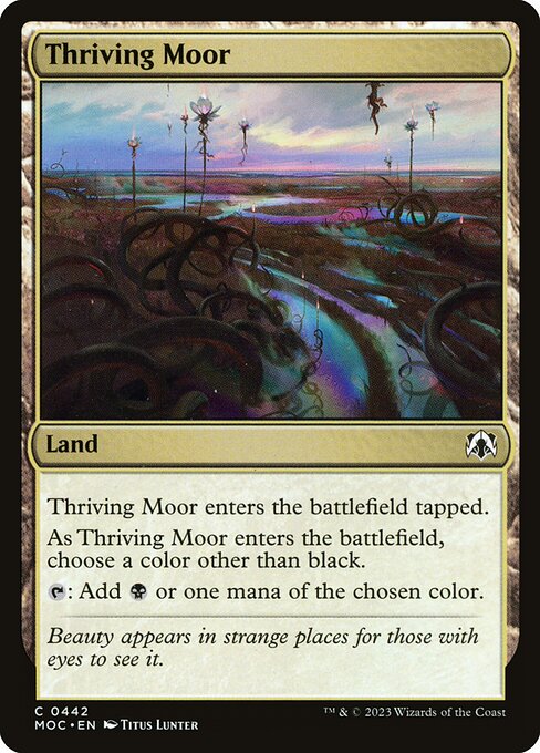Thriving Moor (March of the Machine Commander #442)