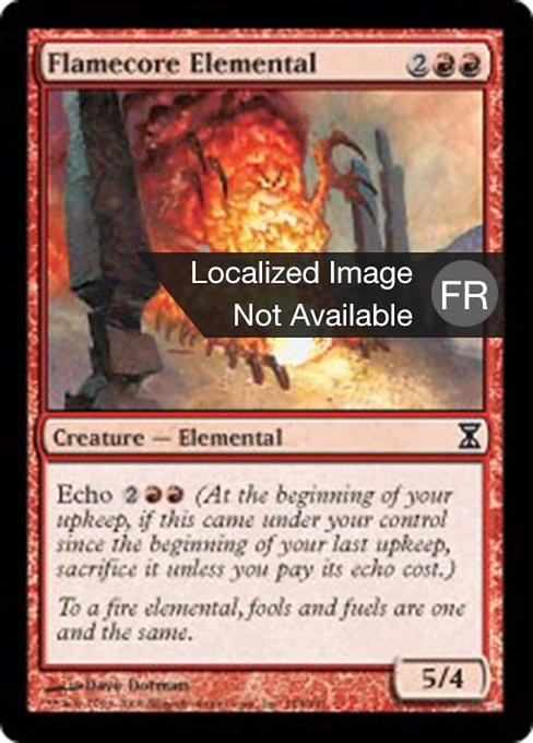 Flamecore Elemental (Time Spiral #154)