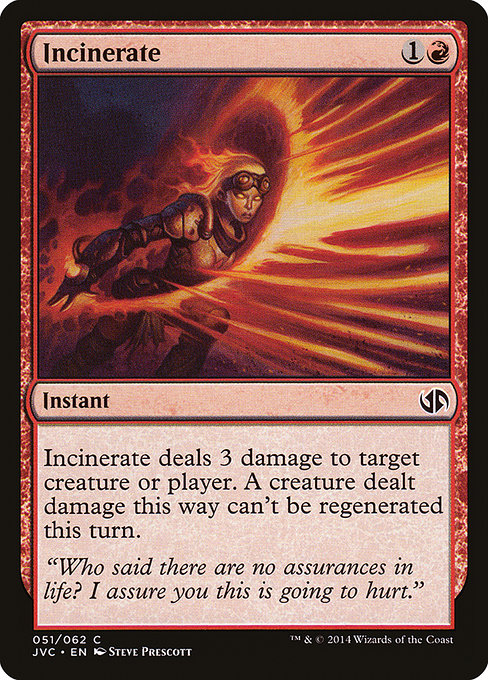 Incinerate (Duel Decks Anthology: Jace vs. Chandra #51)