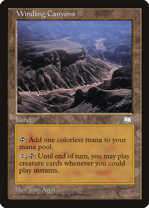 Winding Canyons card image