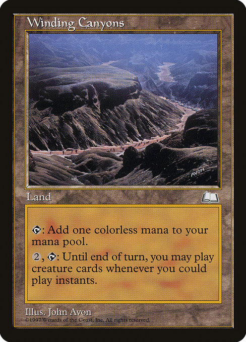 Winding Canyons (Weatherlight #167)