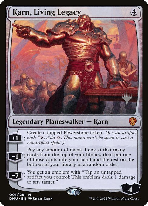 Karn, Living Legacy (Dominaria United Promos #1p)