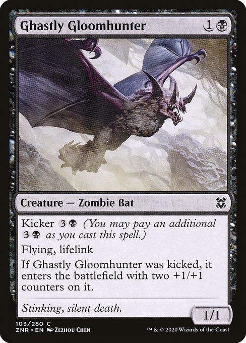 Ghastly Gloomhunter (Zendikar Rising #103)