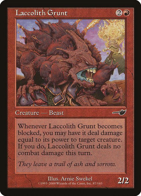 Laccolith Grunt (Nemesis #87)