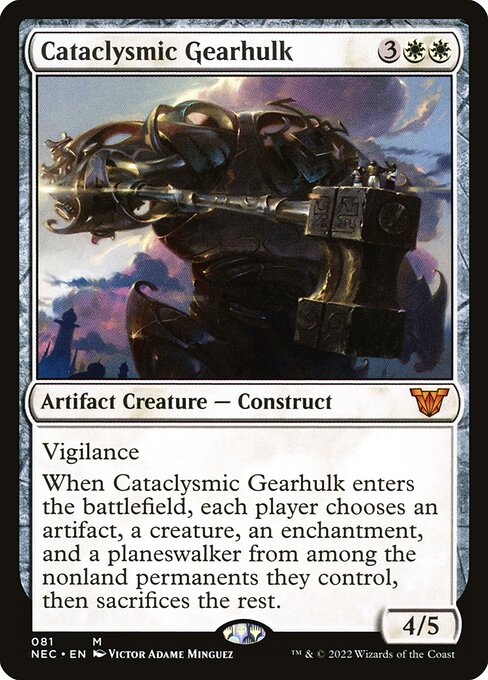 Cataclysmic Gearhulk (Neon Dynasty Commander #81)