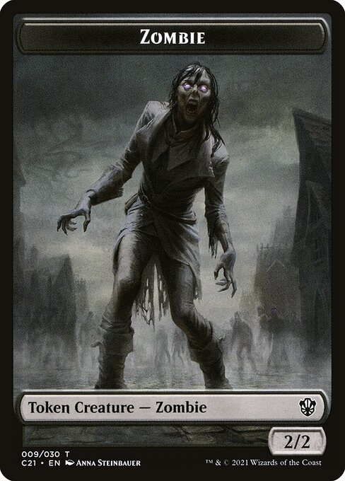 Zombie (Commander 2021 Tokens #9)
