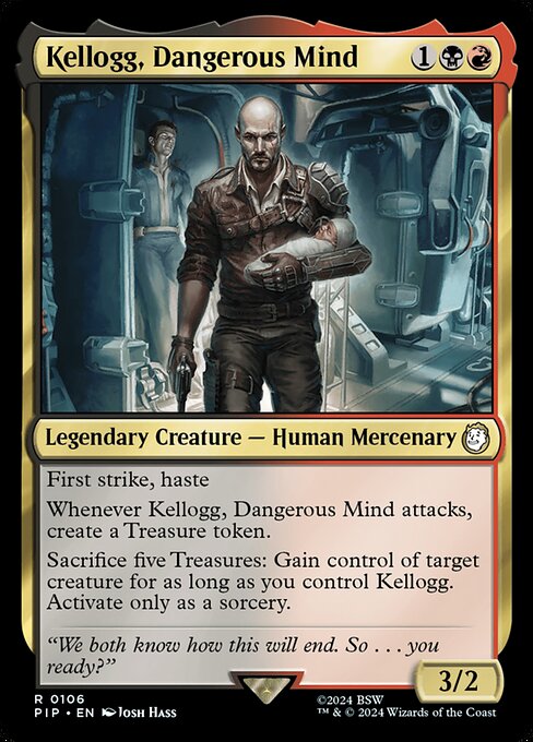 Kellogg, Dangerous Mind card image