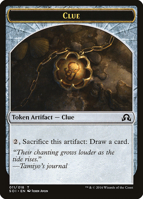 Clue (Shadows over Innistrad Tokens #11)