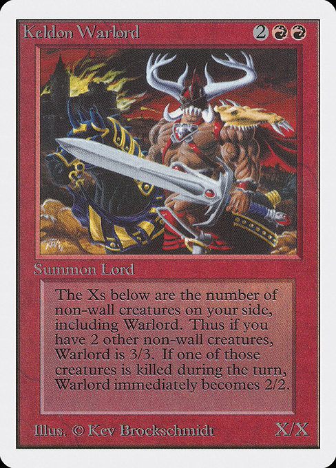 Keldon Warlord (Unlimited Edition #161)