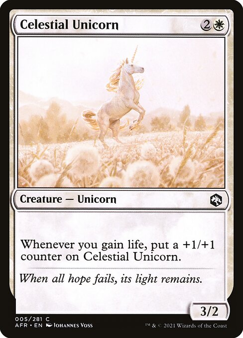 Celestial Unicorn card image