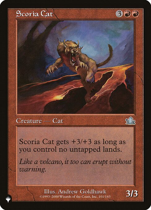 Scoria Cat (The List #PCY-101)