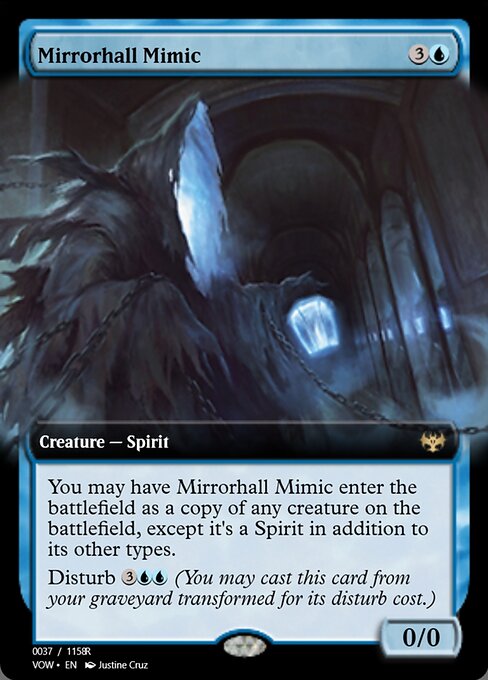 Mirrorhall Mimic // Ghastly Mimicry (Magic Online Promos #95313)