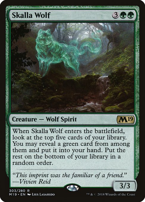 Skalla Wolf (Core Set 2019 #303)