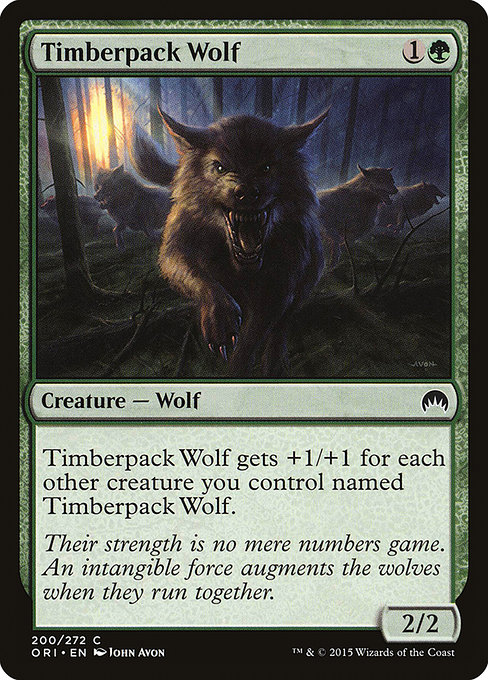 Loup de la meute des forêts|Timberpack Wolf