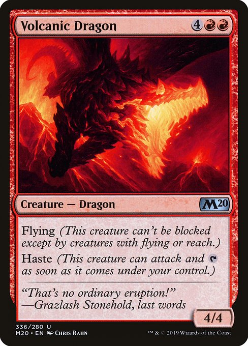 Volcanic Dragon (Core Set 2020 #336)