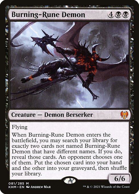 Démon aux runes brûlantes|Burning-Rune Demon