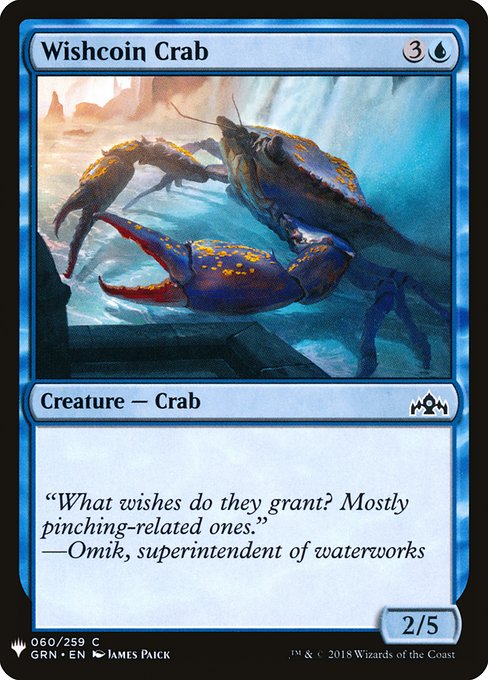 Crabe piècevœu