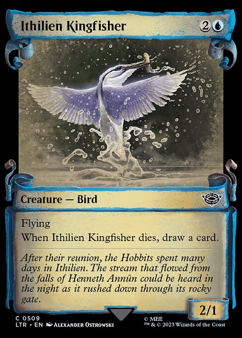 Ithilien Kingfisher (Showcase Scrolls)