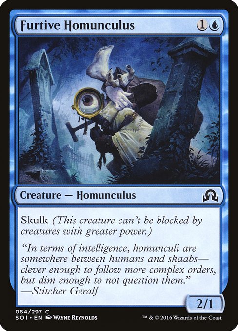 Furtive Homunculus (Shadows over Innistrad #64)